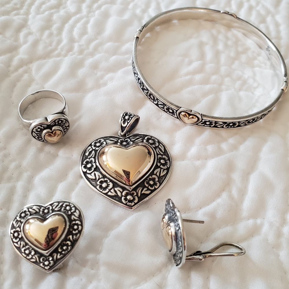 James Avery Heart of Gold set